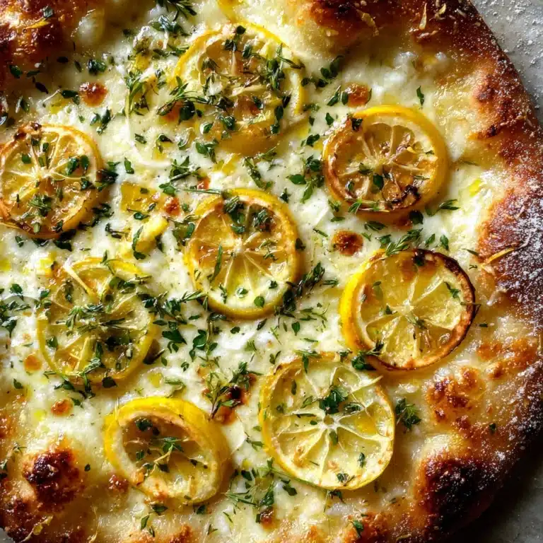 Lemon Pizza : A Refreshing Homemade Pizza Recipe