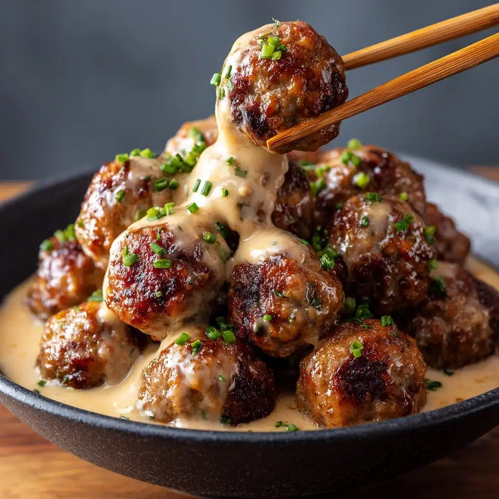 Korean BBQ Meatballs with Spicy Mayo Dip Recipe - Recipe Image