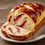 Raspberry Swirl Brioche Loaf Recipe
