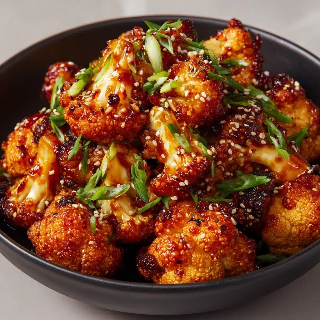 Sweet Spicy Baked Cauliflower Recipe