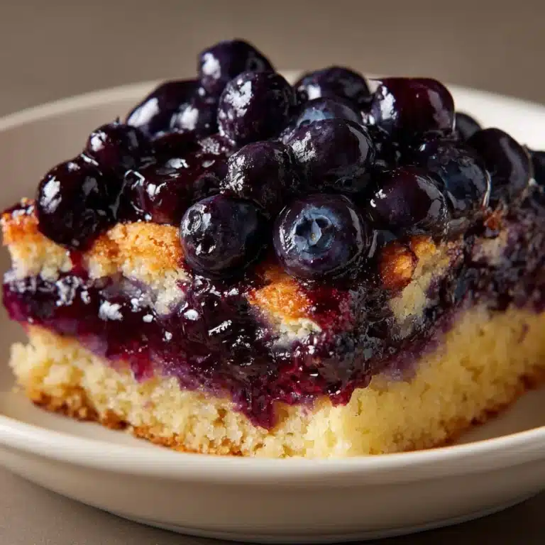 Blueberry Cream Cheese Dump Cake Recipe