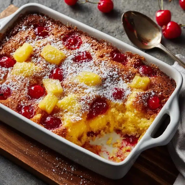 Cherry Pineapple Dump Cake Recipe