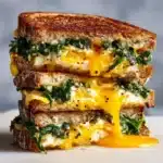 High Protein Vegetarian Breakfast Sandwiches Recipe
