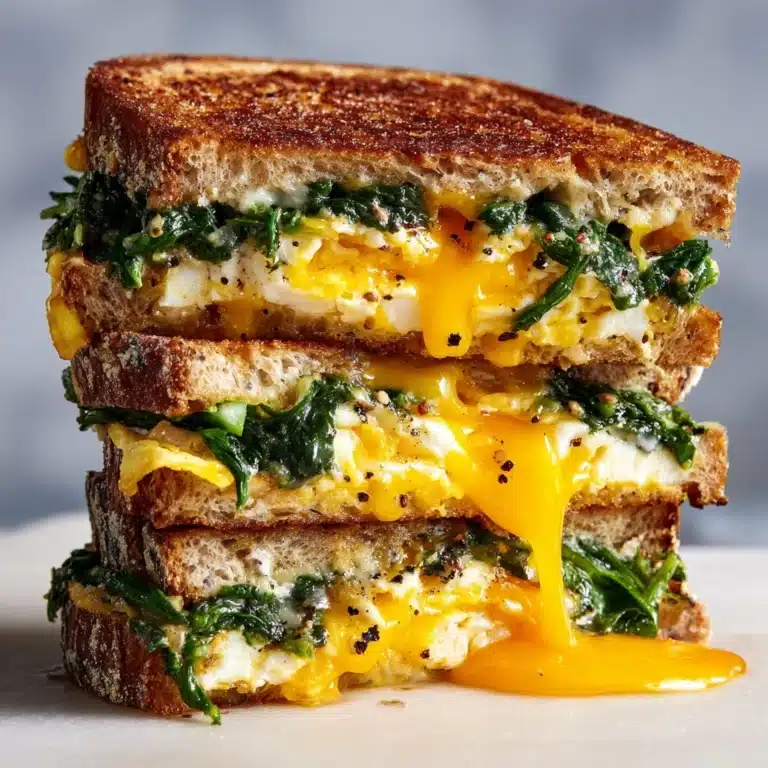 High Protein Vegetarian Breakfast Sandwiches Recipe