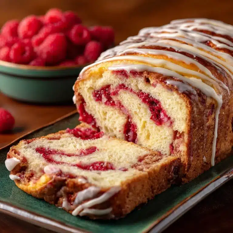 Raspberry Swirl Brioche Loaf Recipe