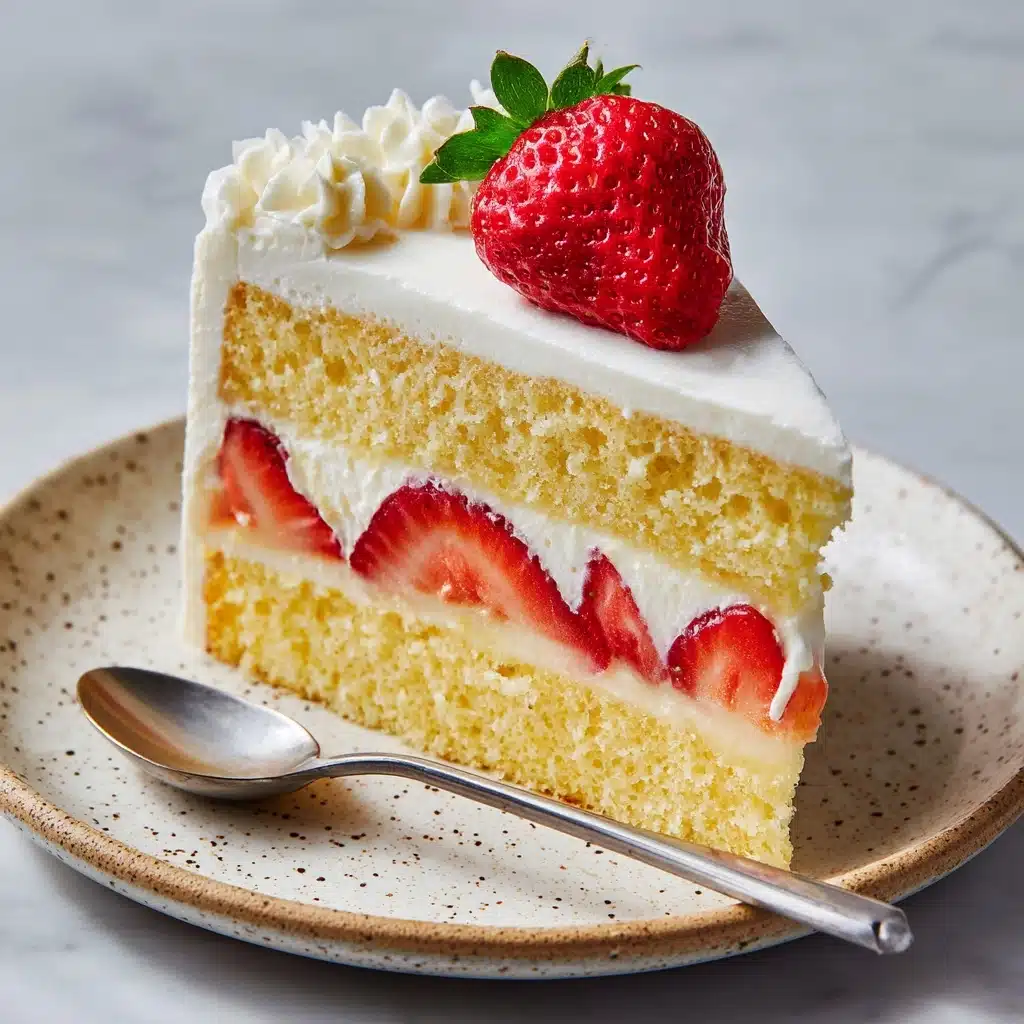 Japanese Strawberry Cake Recipe - Recipe Image