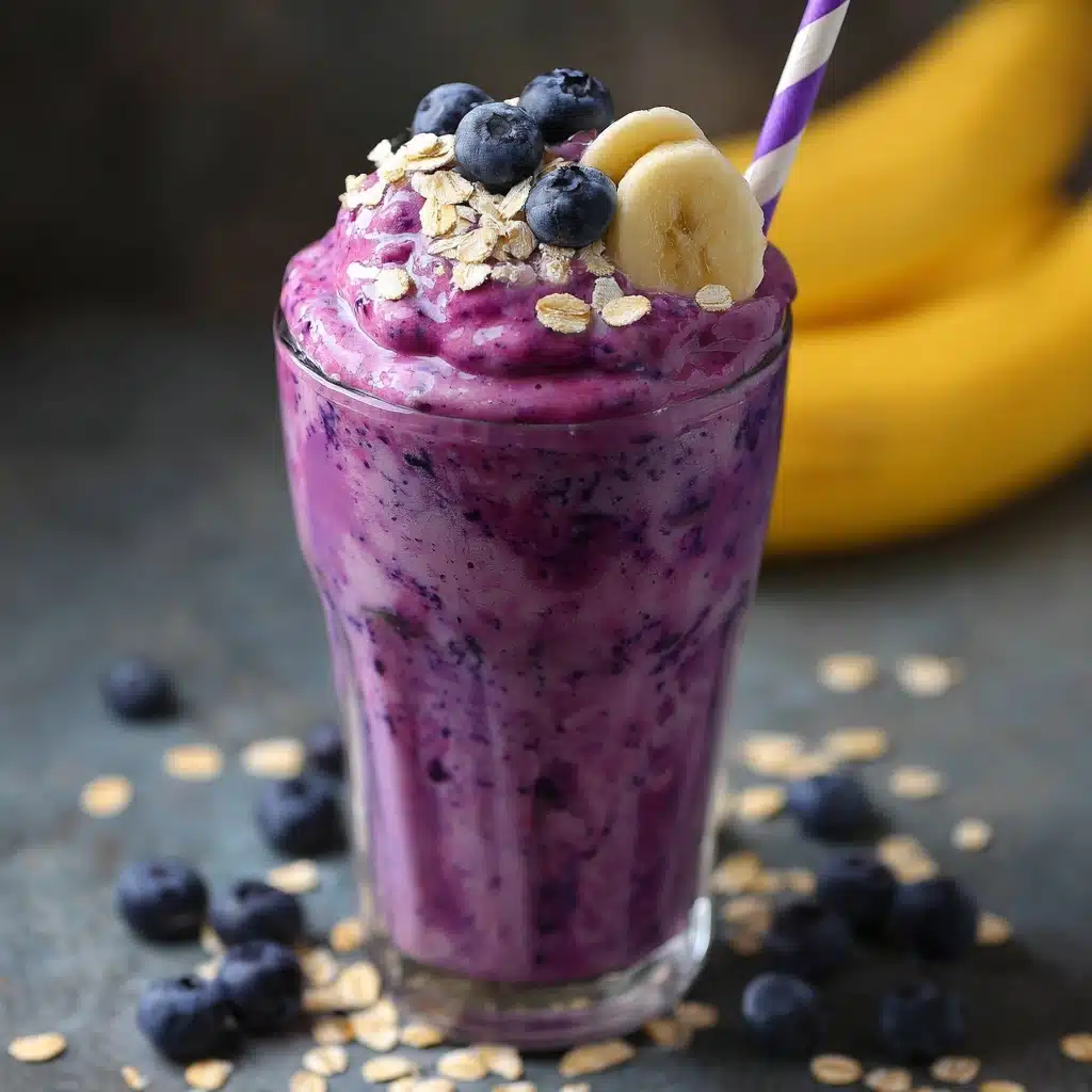 Banana Blueberry Smoothie Recipe - Recipe Image