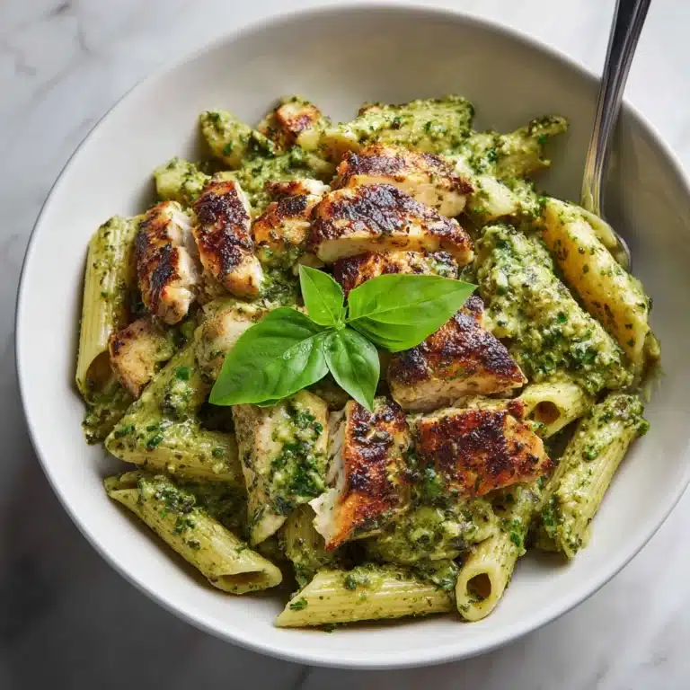 Creamy Chicken Pesto Pasta Recipe