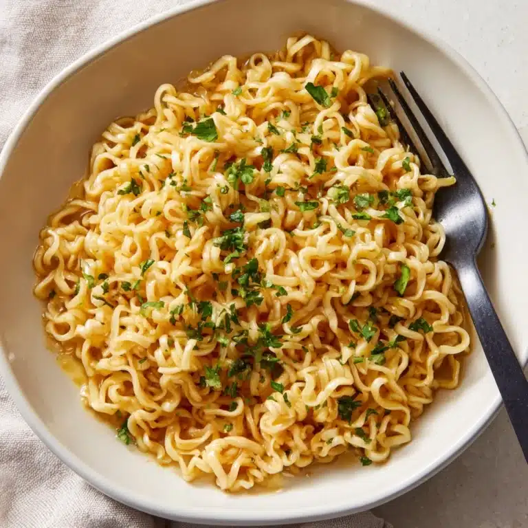 Garlic Butter Ramen Noodles Recipe