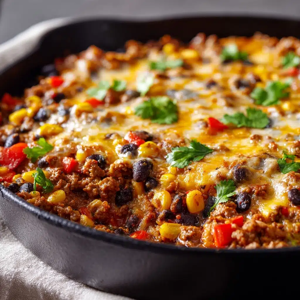 Mexican Beef and Rice Skillet Recipe - Recipe Image