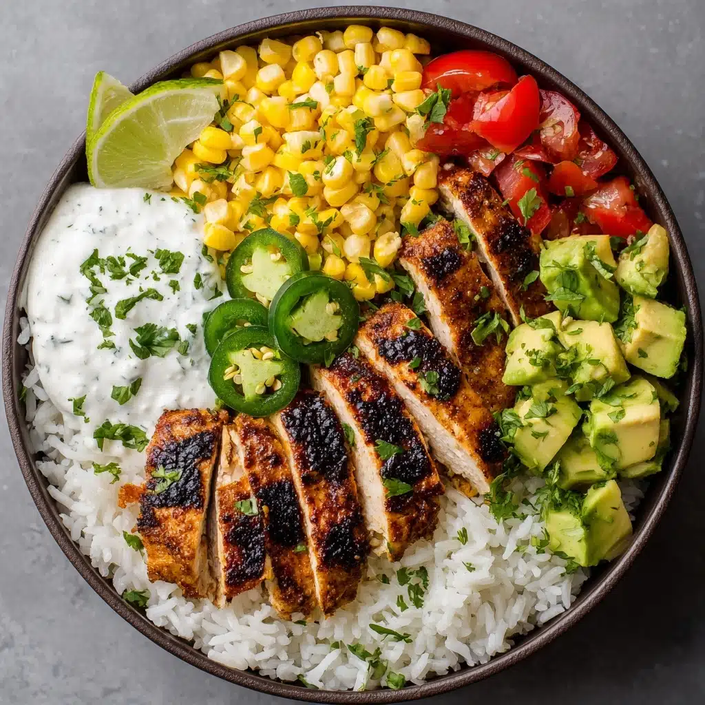 Street Corn Chicken Rice Bowl Recipe