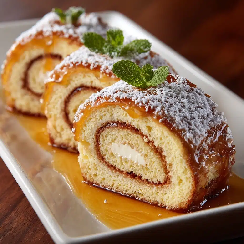Golden-Brown French Toast Roll-Ups Recipe - Recipe Image
