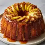 Caramelized Peach and Brown Sugar Pound Cake Recipe