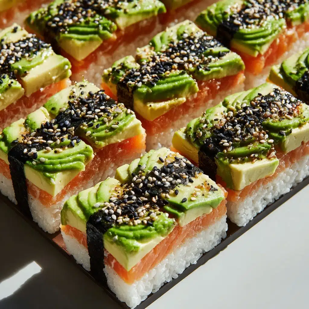 Avocado Sushi Cake Recipe