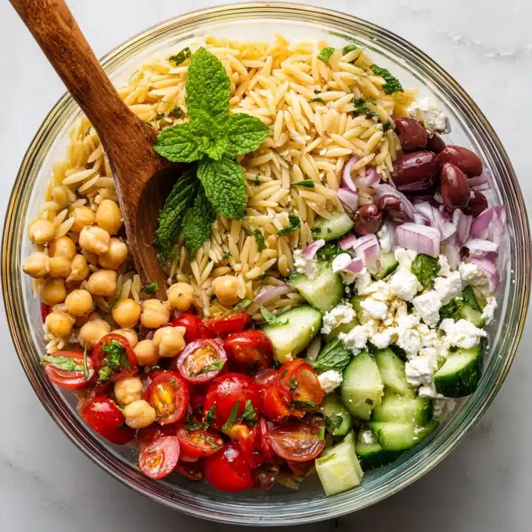 Greek Orzo Salad Recipe