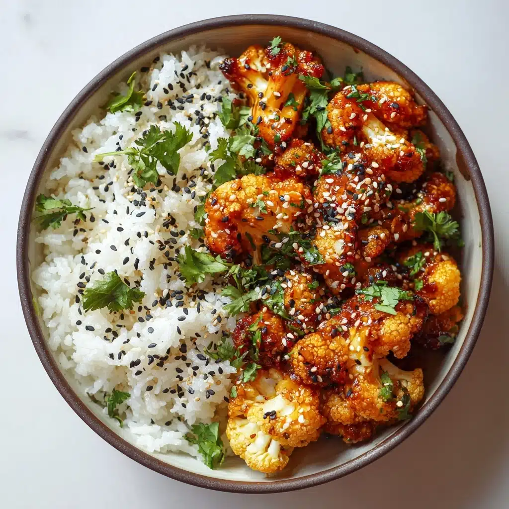 Sticky Sesame Cauliflower (Vegan Recipe) Recipe - Recipe Image
