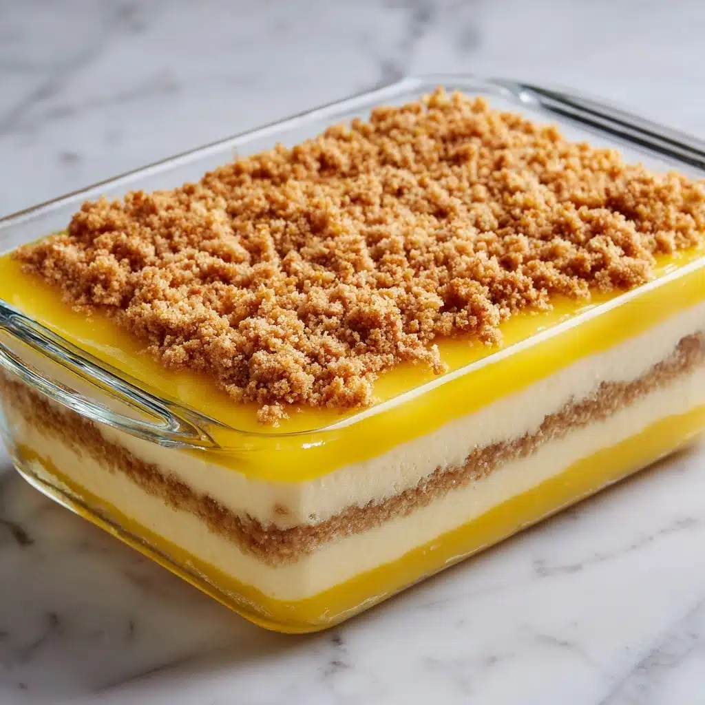 Lemon Cream Cheese Dump Cake Recipe - Recipe Image
