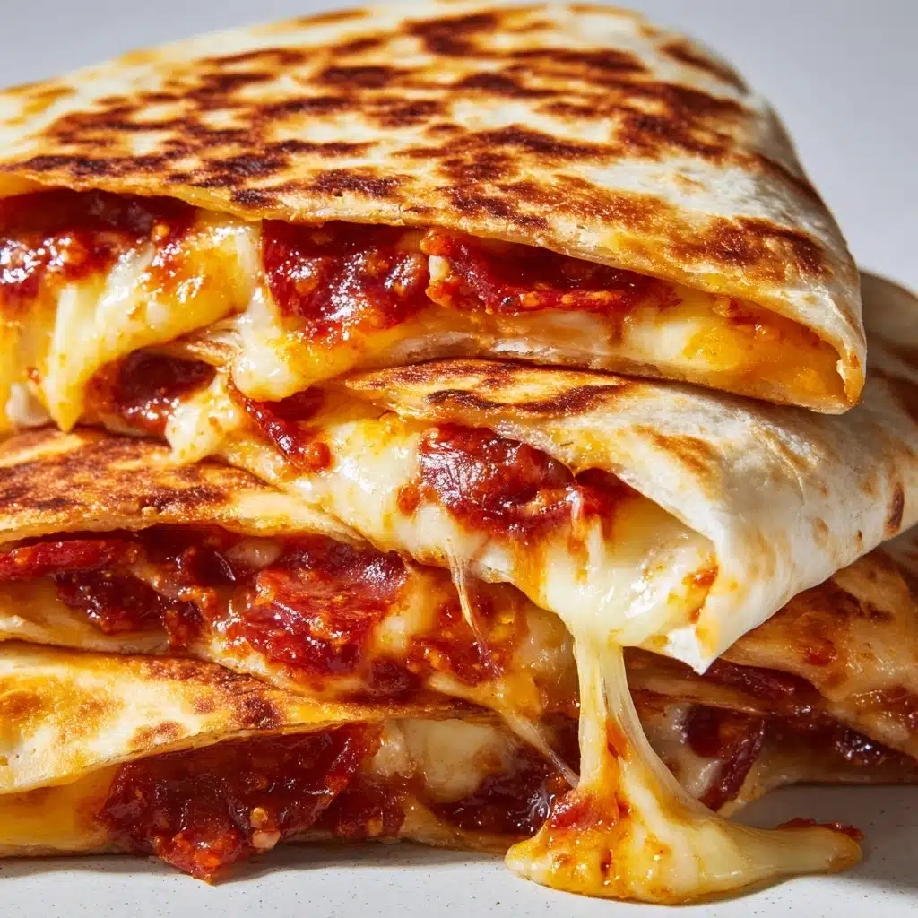Pepperoni Pizza Quesadillas Recipe - Recipe Image