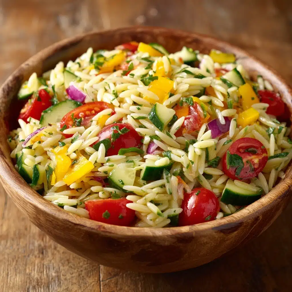 Best Orzo Pasta Salad Recipe - Recipe Image