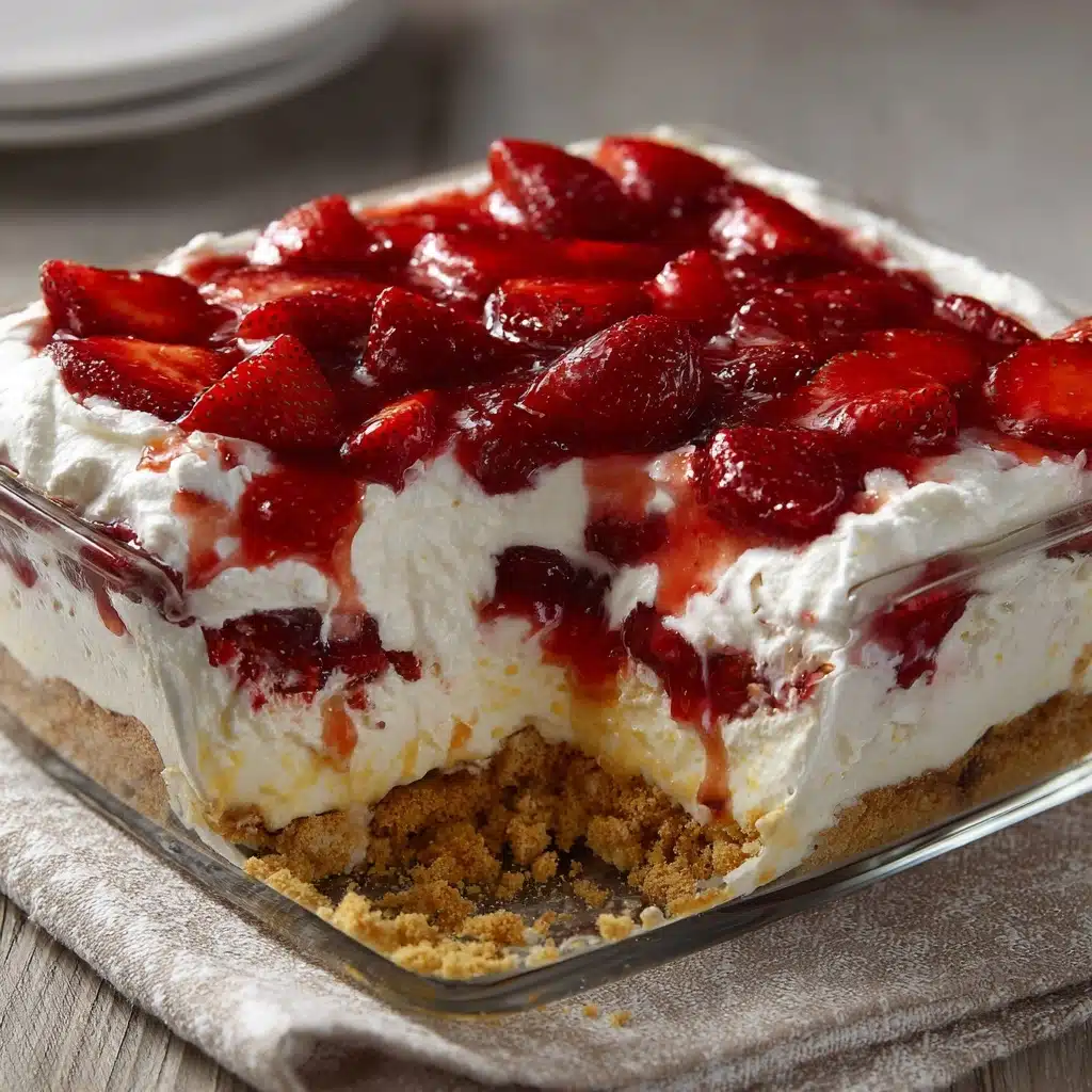 Strawberry Cheesecake Dump Cake Recipe - Recipe Image