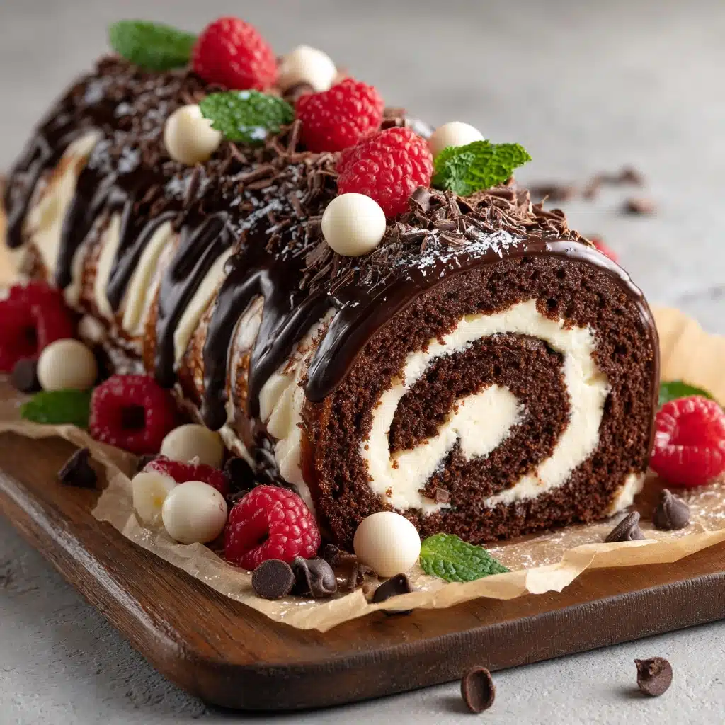 Choco Swiss Roll Delight Recipe - Recipe Image