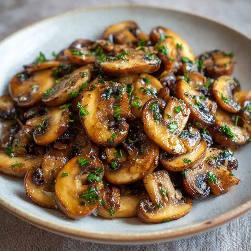 Garlic Butter Oyster Mushrooms Recipe - Recipe Image