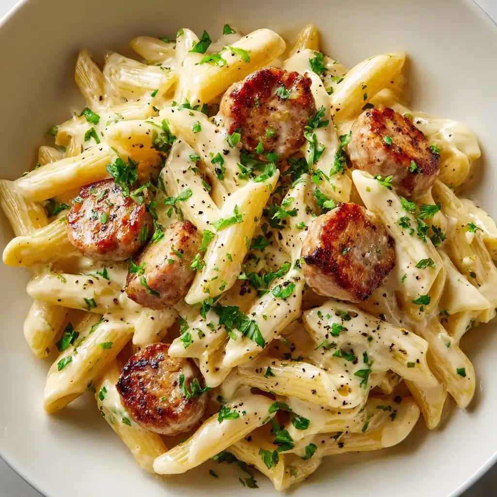 Sausage Alfredo Rigatoni Recipe - Recipe Image