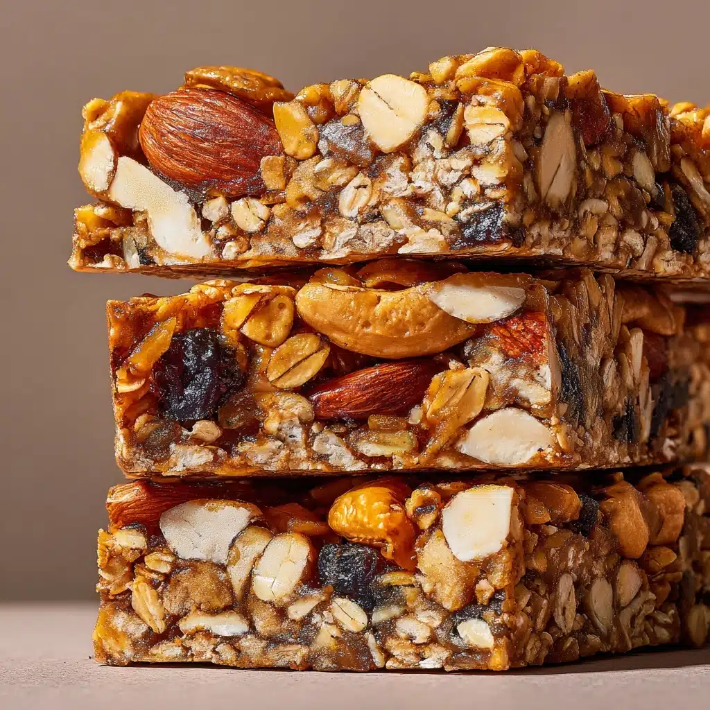 Homemade Banana Granola Bars Recipe - Recipe Image