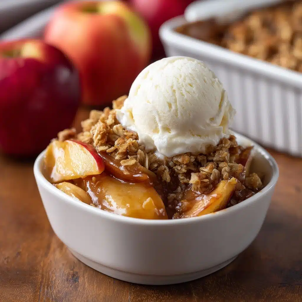 Apple Peanut Butter Crisp {Whole Wheat} Recipe - Recipe Image