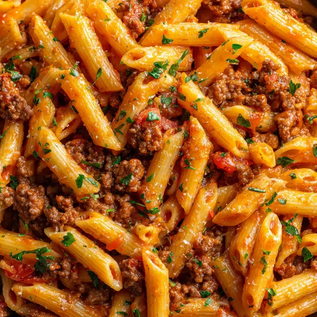 One Pot Sloppy Joe Pasta Recipe - Recipe Image