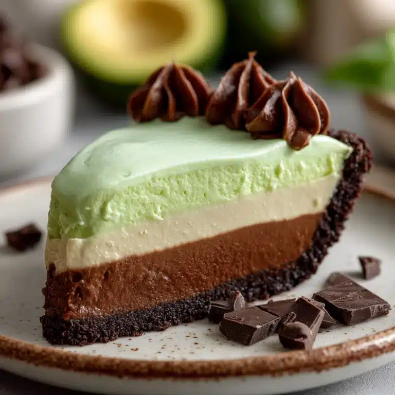 Chocolate Avocado Pie Recipe