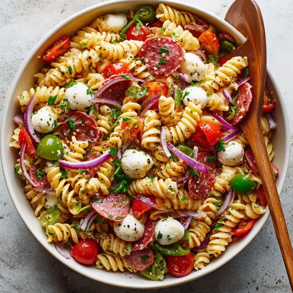 Italian Dressing Pasta Salad Recipe - Recipe Image