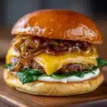 Garlicky Onion Smash Burger Recipe
