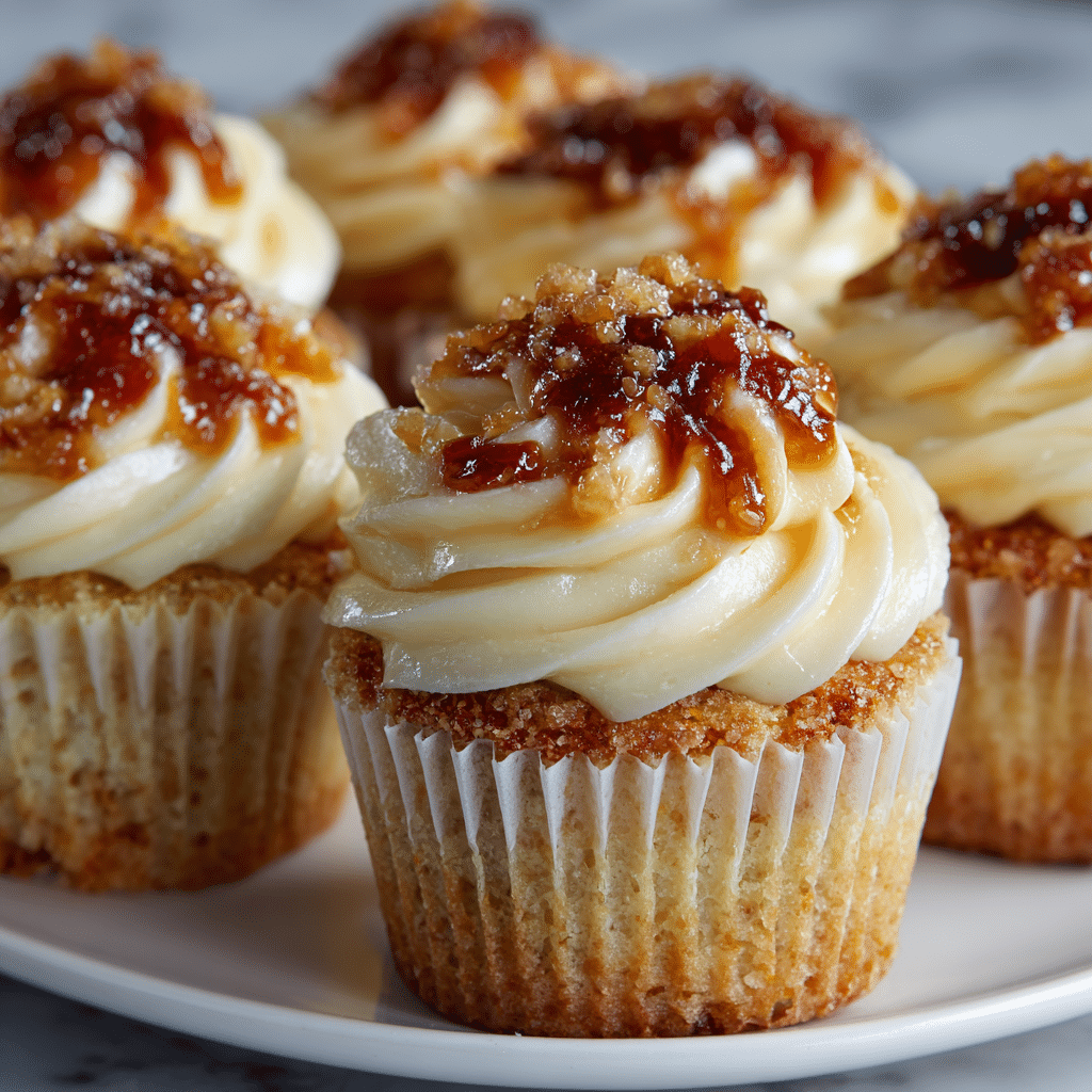 Crème Brûlée Cupcakes Recipe - Recipe Image