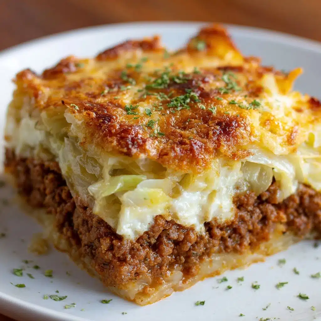 Sauerkraut Casserole with Ground Beef : Hearty Dish Recipe - Recipe Image