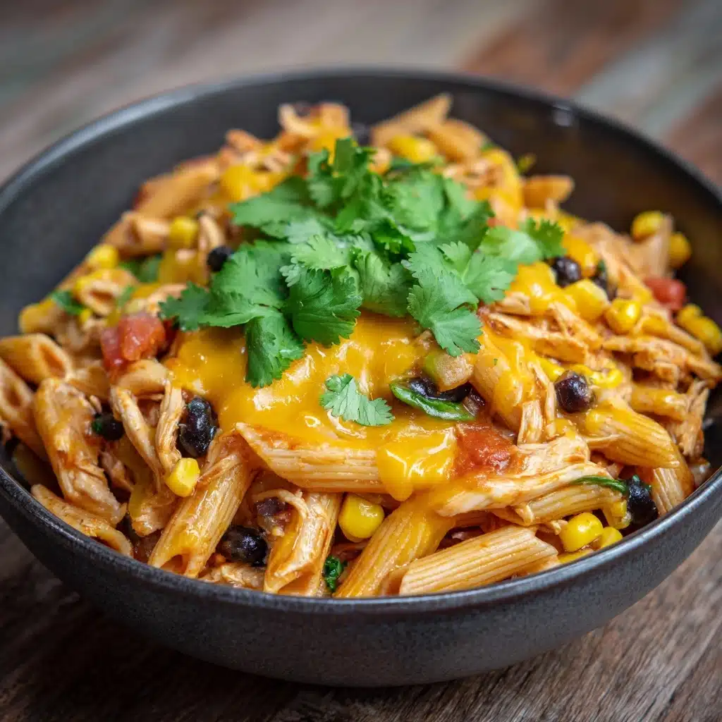 Slow Cooker Chicken Enchilada Pasta : Incredibly Easy Recipe - Recipe Image