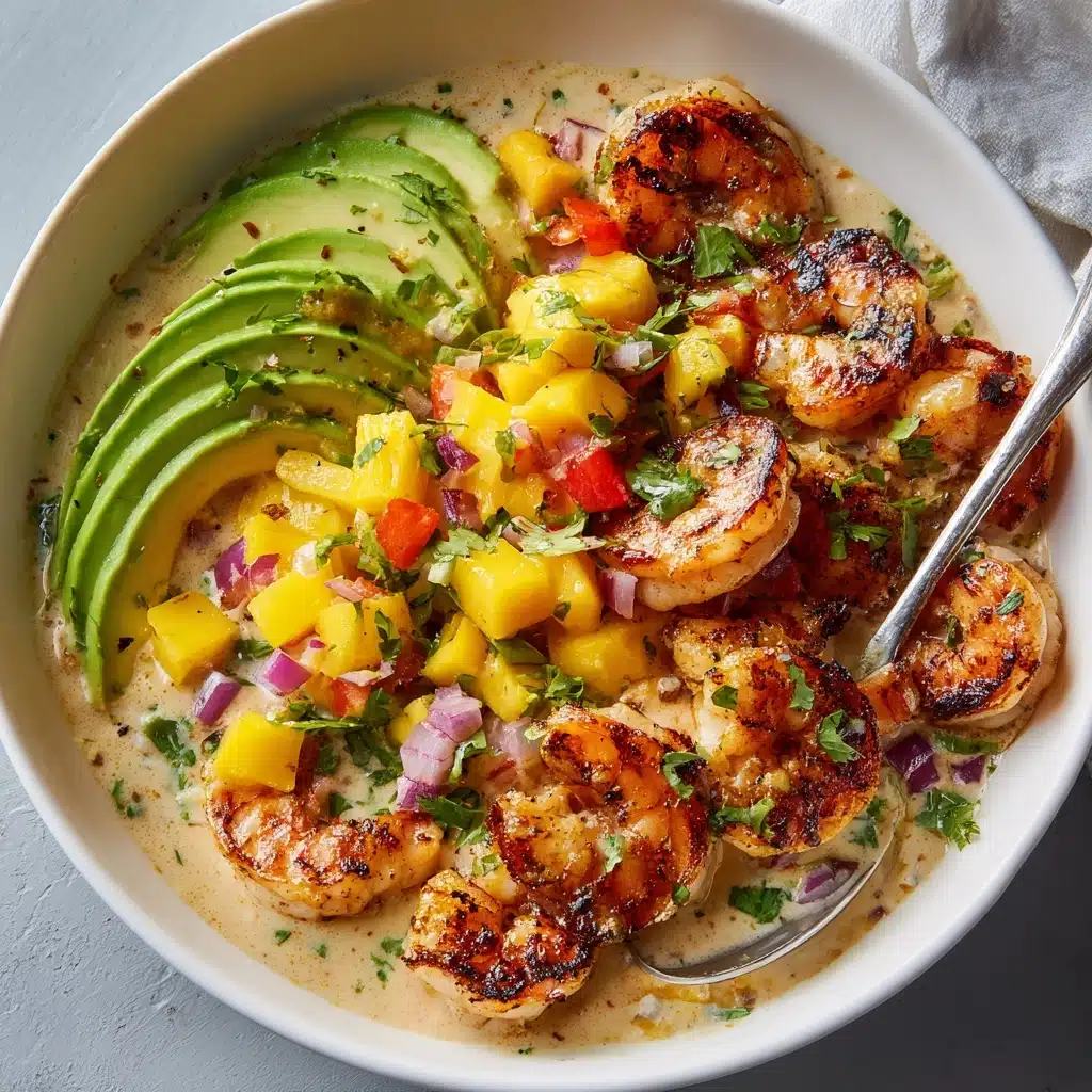 Shrimp and Avocado Bowls with Mango Salsa Recipe - Recipe Image