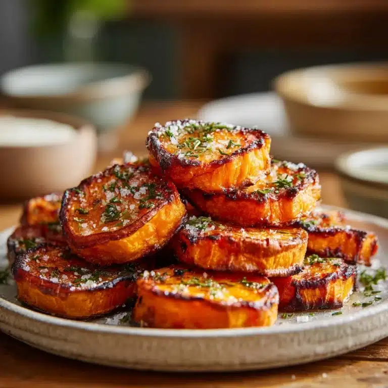 Crispy Smashed Sweet Potatoes: Irresistibly Crunchy Recipe