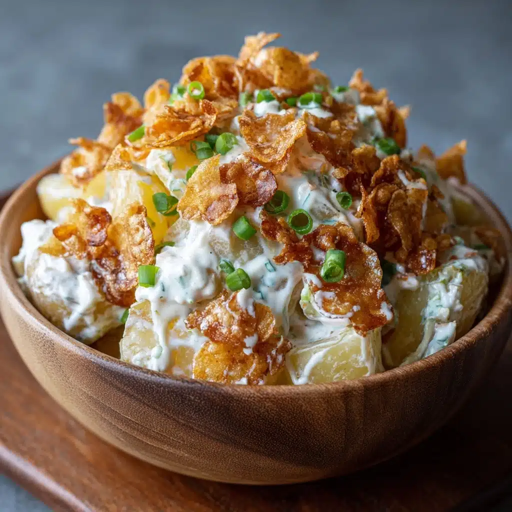 Crispy Smashed Potato Salad Recipe - Recipe Image