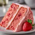 Fresh Strawberry Cake With Strawberry Buttercream Recipe
