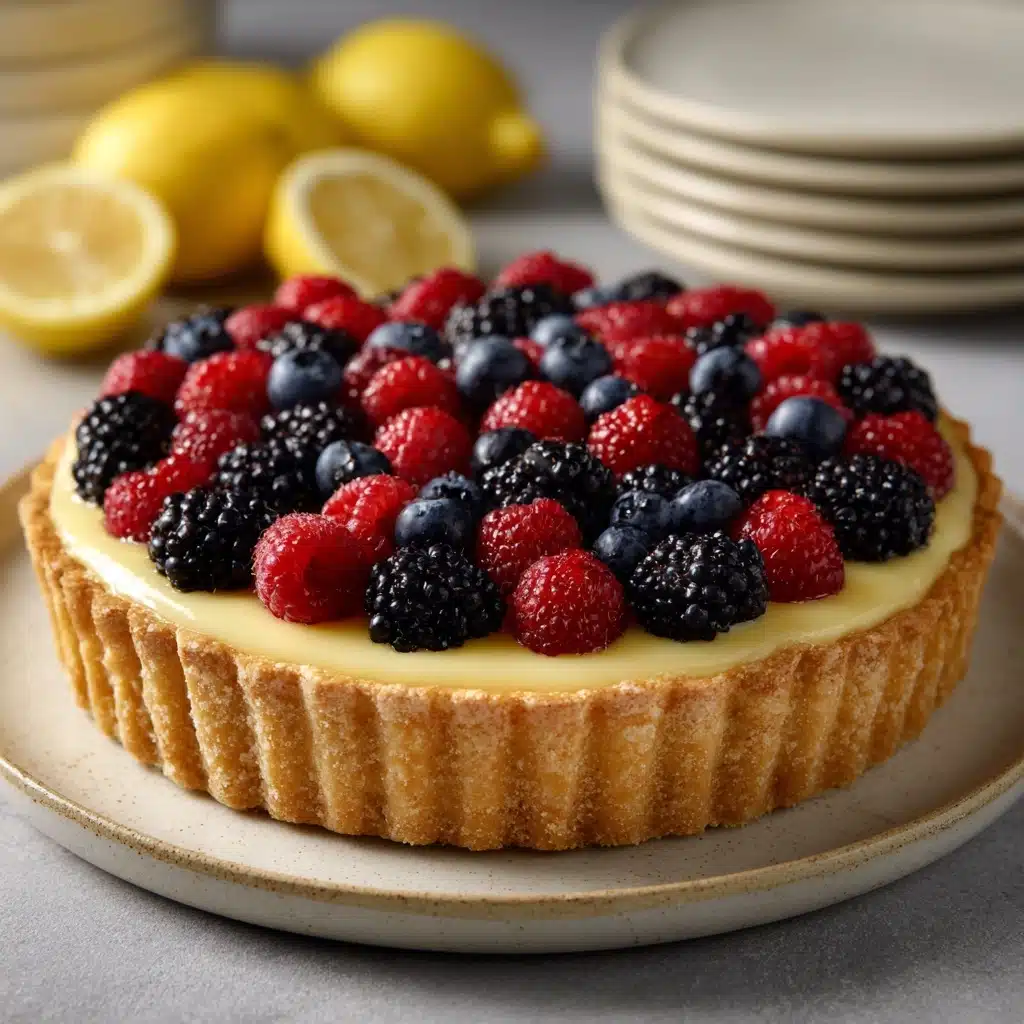 Lemon Berry Tart Recipe - Recipe Image