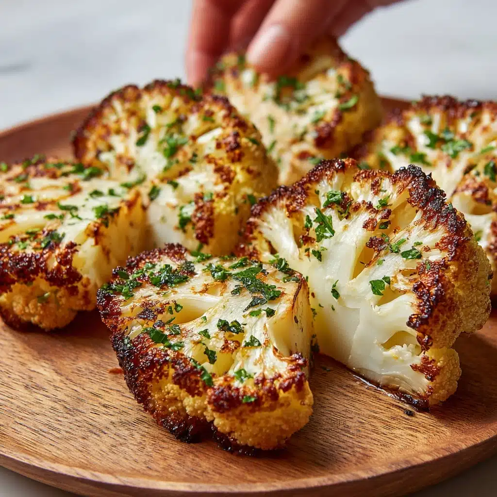 Cheesy Cauliflower Steaks Recipe - Recipe Image
