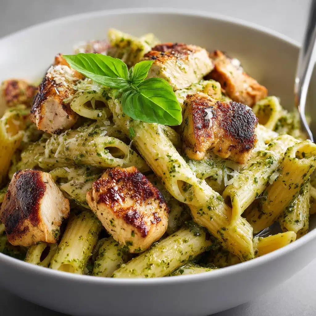Creamy Chicken Pesto Pasta Recipe - Recipe Image