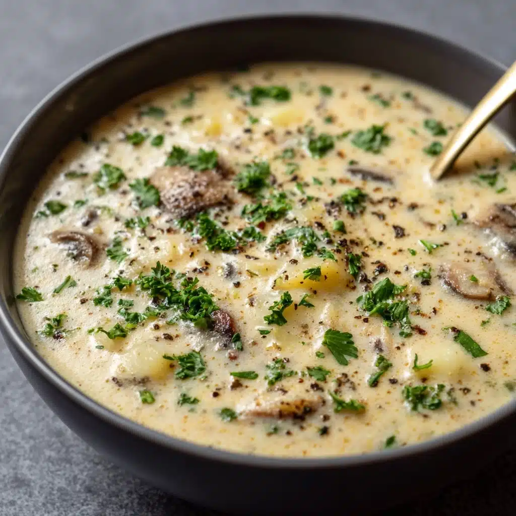 Easy Cream of Mushroom Soup Recipe - Recipe Image