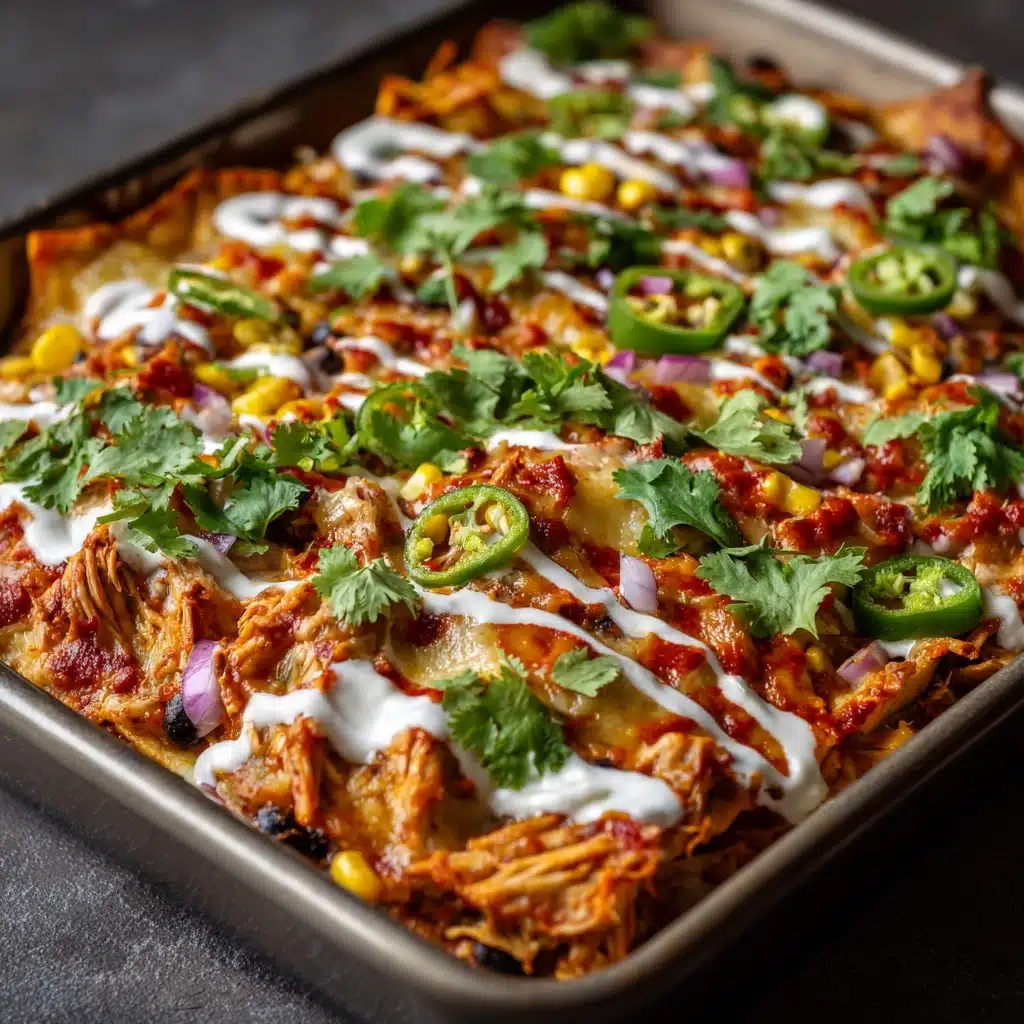 BBQ Chicken Nachos Recipe - Recipe Image