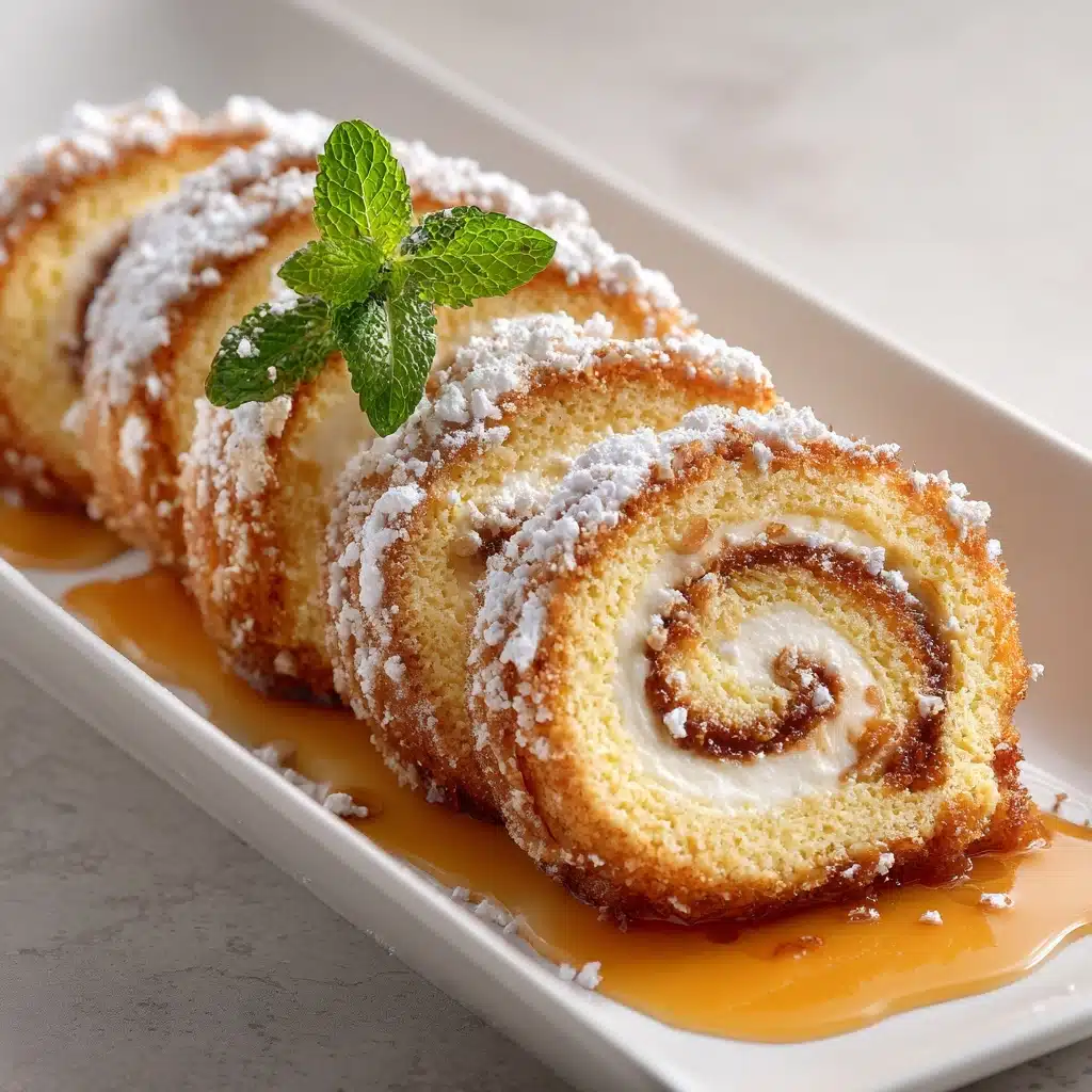 Golden-Brown French Toast Roll-Ups Recipe - Recipe Image