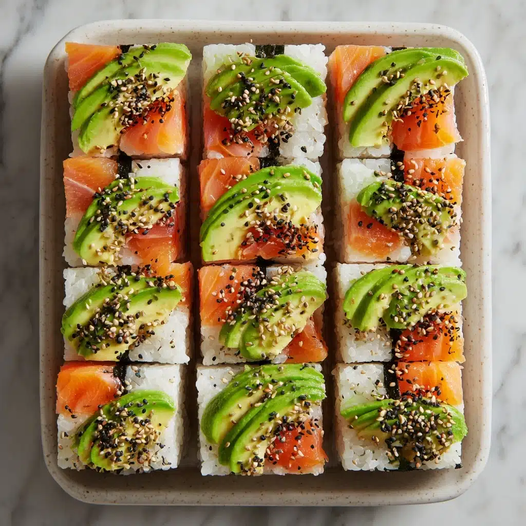 Avocado Sushi Cake Recipe - Recipe Image