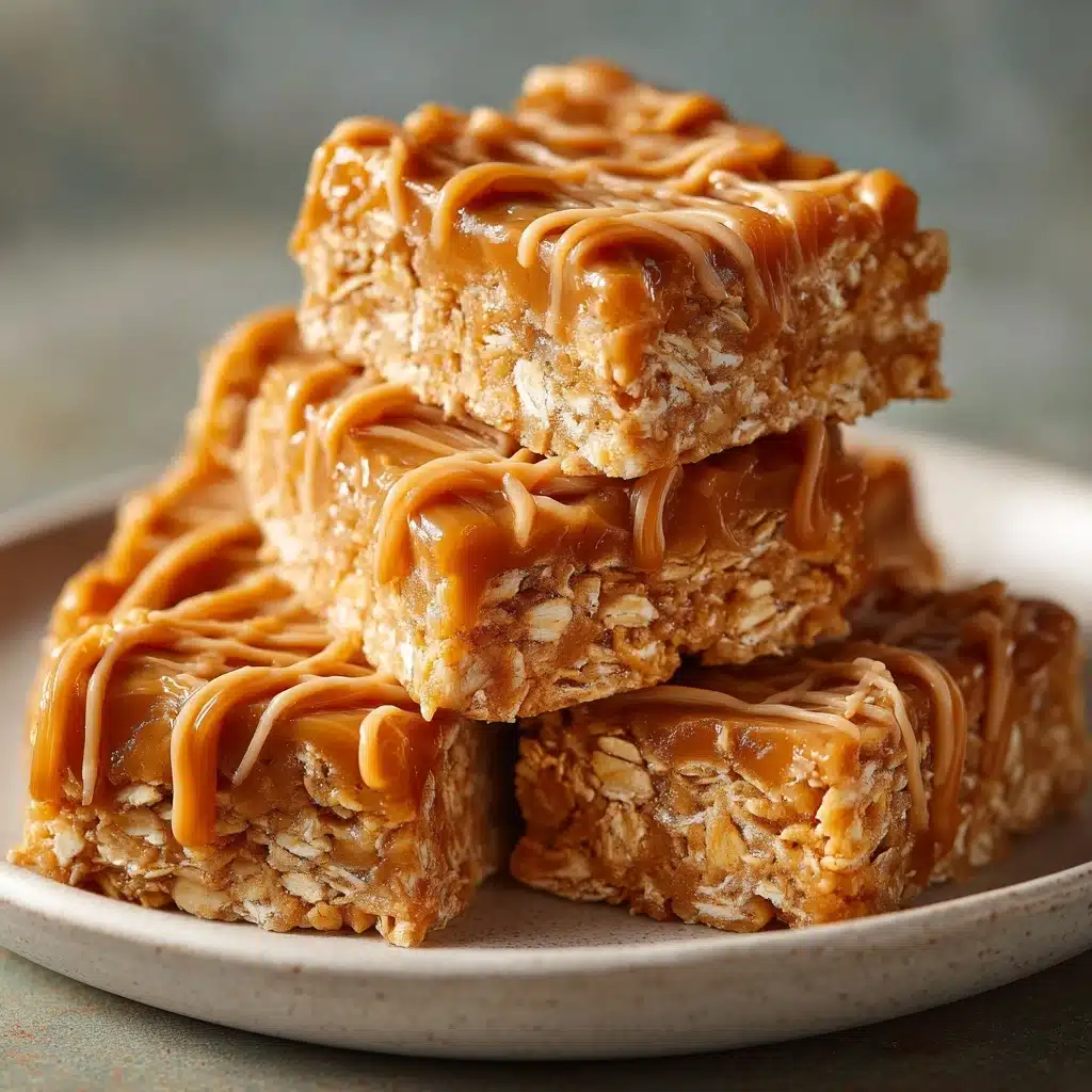 Peanut Butter Oatmeal Bars Recipe - Recipe Image