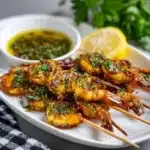 Garlic Grilled Shrimp Skewers Recipe