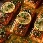 Broiled Cod with Lemon Butter Garlic Sauce Recipe